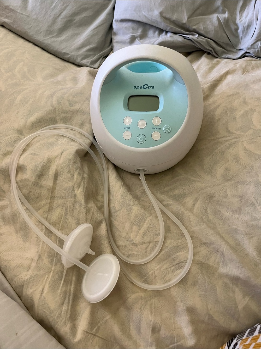 Spectra Electric Breast Pump - White with Mint Accents
